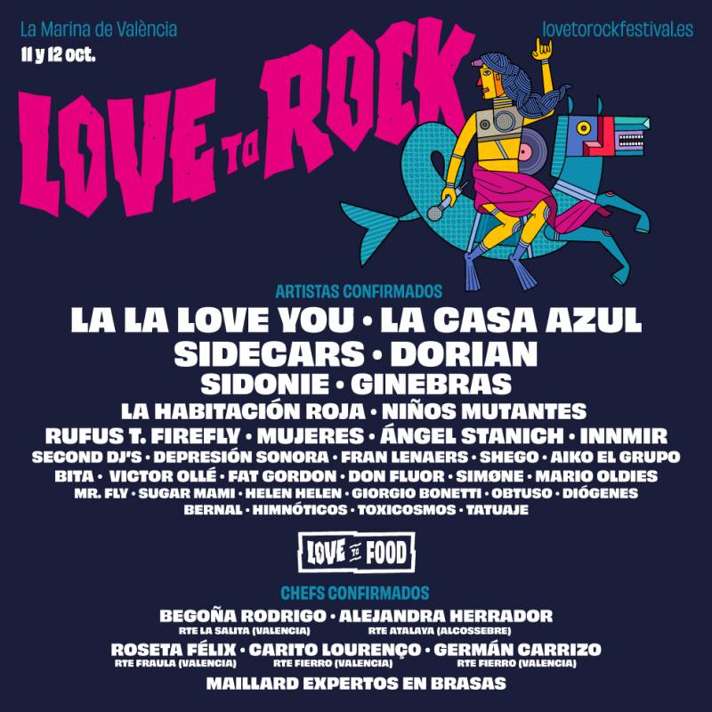 Cartel del Love to Rock. /EPDA