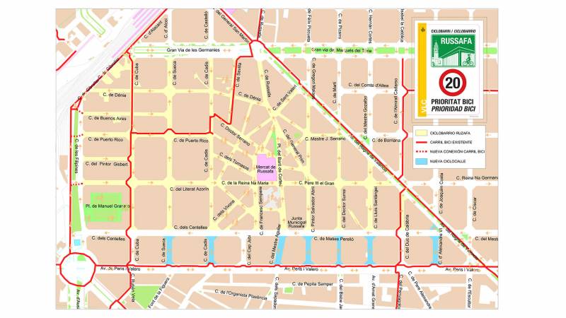 Plano del recorrido de la volta a peu de Sant Marcel·lí i Sant Isidre