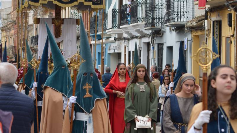 Un detalle de la tradicional Semana Santa Marinera